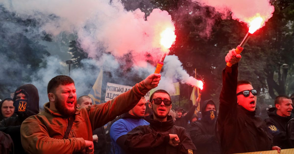 Марш "Азову" "Вимоги нації"_6 / © Reuters