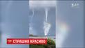 В Средиземном море у побережья Испании образовались сразу два торнадо