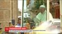 Папа Римский разбил бровь и щеку, когда проезжал мимо толпы верующих в Колумбии