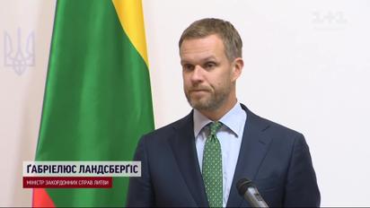 Помогают получить разрешение бить по РФ! Пресс-конференция с главой МИД Литвы в Киеве