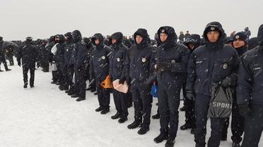 Присяга патрульних в Дніпропетровську / © twitter.com/ Громадське ТБ