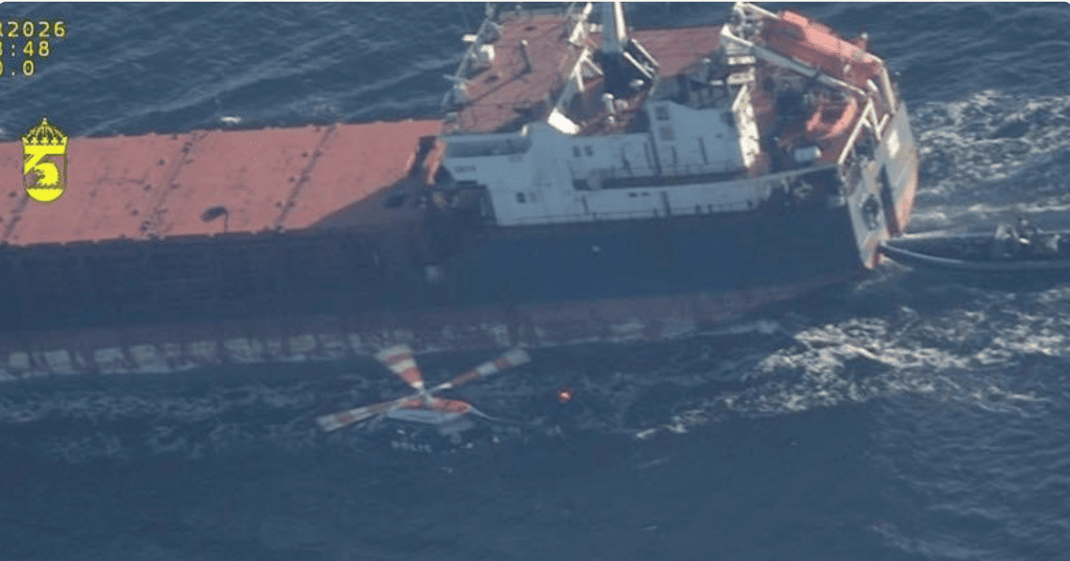 Задержание судна Caffa в Швеции