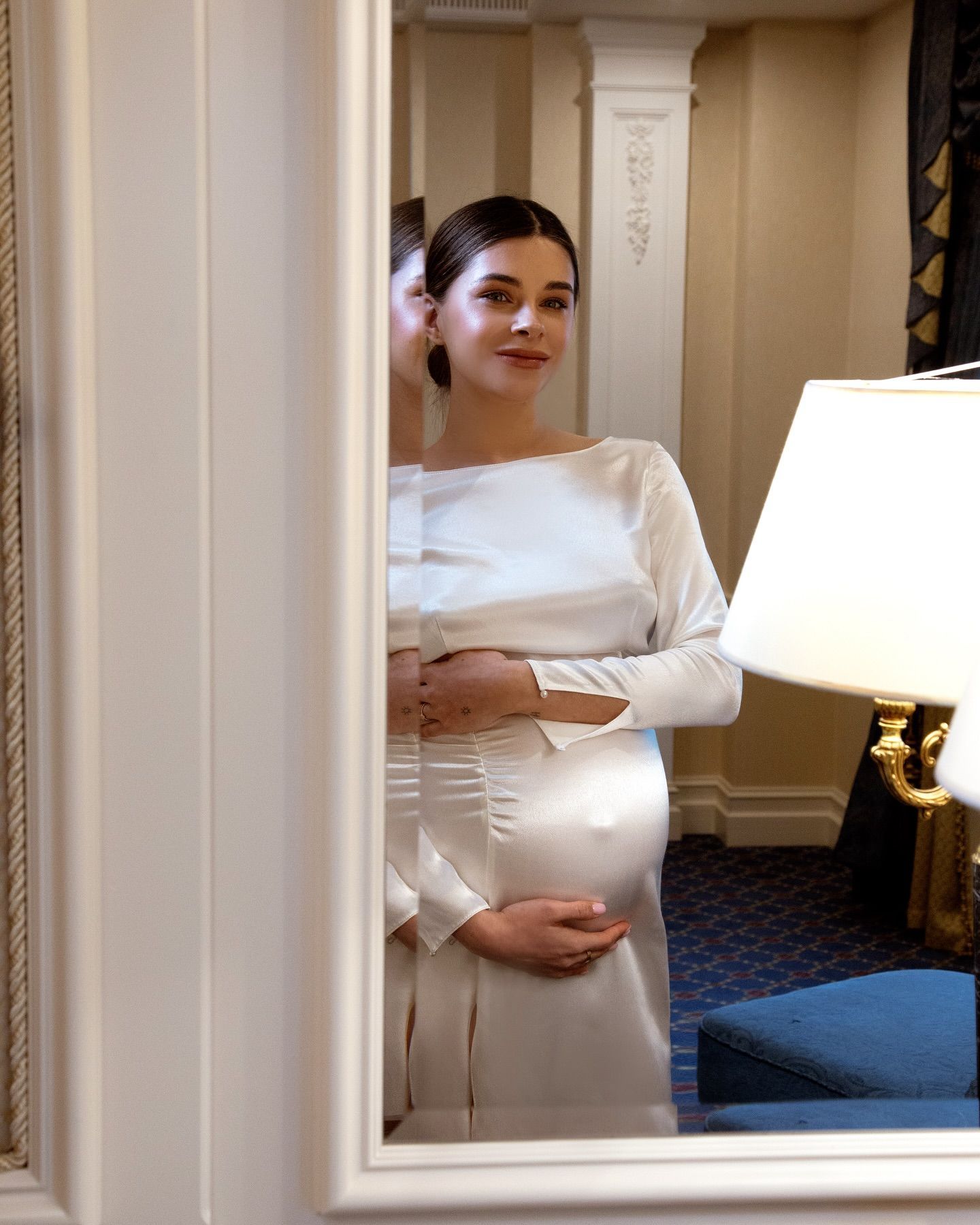 Беременная жена Владимира Остапчука / © instagram.com/poka.tya