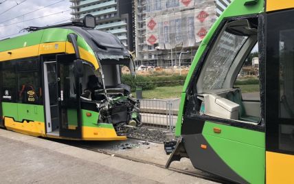 В Польше столкнулись два трамвая: 31 человек пострадал