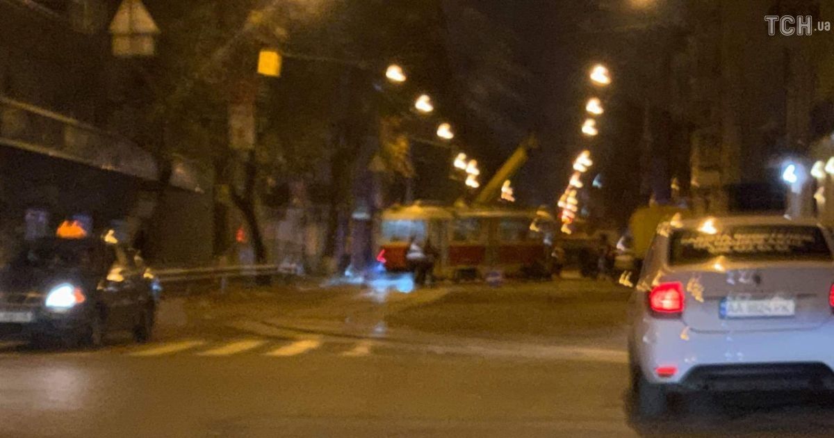 ДТП з трамваєм Київ 31.12_1 / © Фото Светланы Москаленко/ТСН.ua