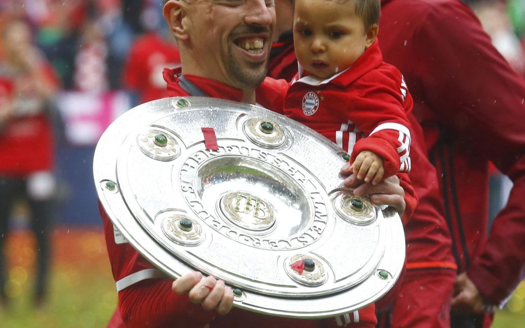 "Бавария" отпраздновала победу / © Reuters