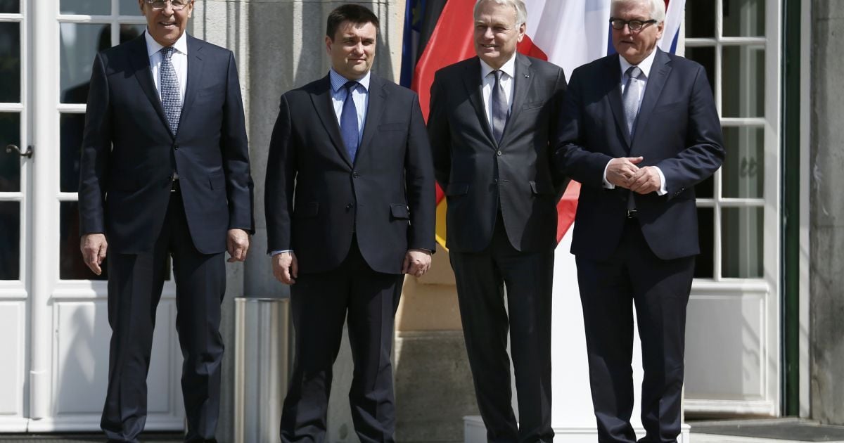 Переговоры глав МИД "нормандской четверки" в Берлине