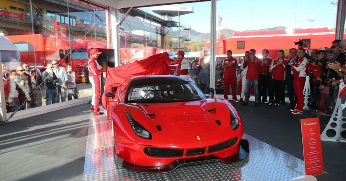 Ferrari 488 GTB получила гоночную версию