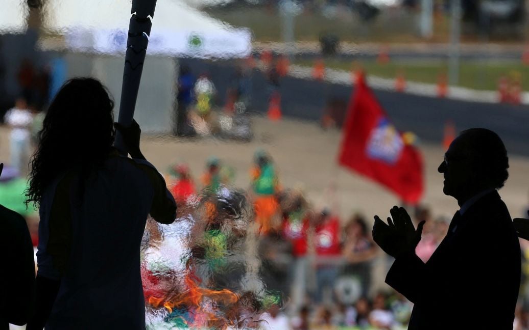 В місті Бразиліа стартувала естафета олімпійського вогню. / © Reuters