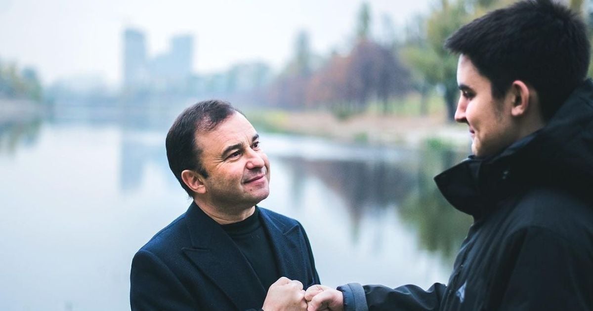 Віктор Павлік із сином
