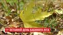 В Украине заканчивается бабье лето