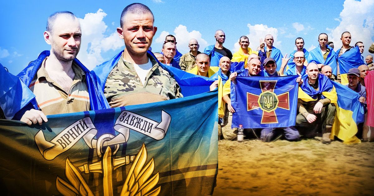 Возвращение пленных Фото: коллаж ТСН