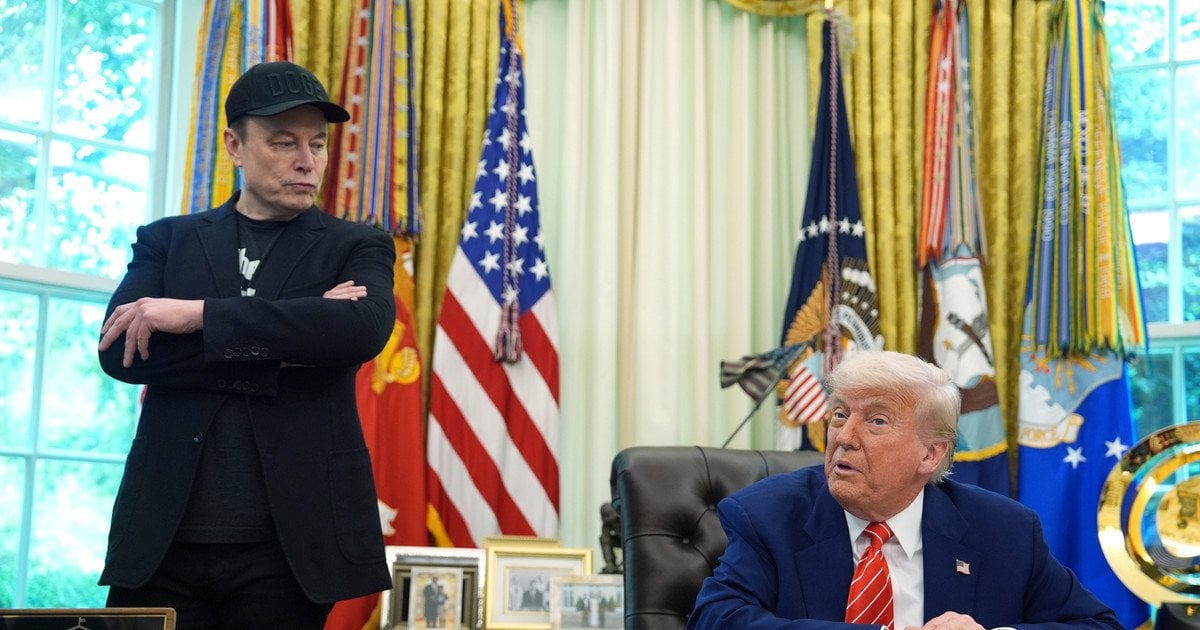 Ілон Маск та Дональд Трамп