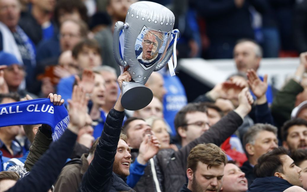 1 травня 2016 рік. Чемпіонат Англії. 36 тур. "Олд Траффорд". "Манчестер Юнайтед" - "Лестер Сіті" - 1:1 / © Reuters