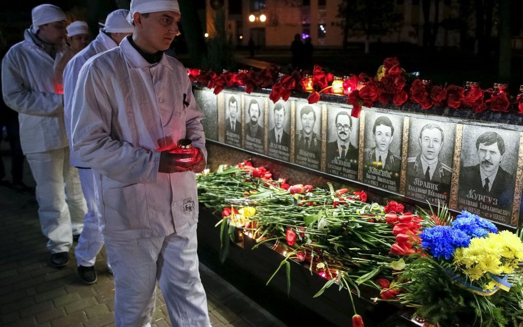 Жертв аварії вшанували у Славутичі / © Reuters
