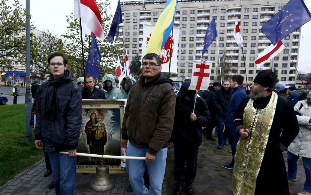 Мітинг з нагоди 30-ї річницю Чорнобильської катастрофи у Мінську. / © Reuters