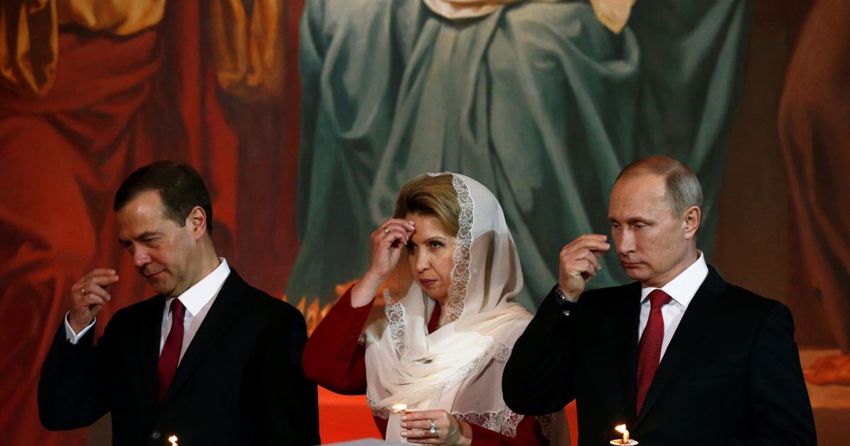 Путін та Медведєв реготали / © Reuters