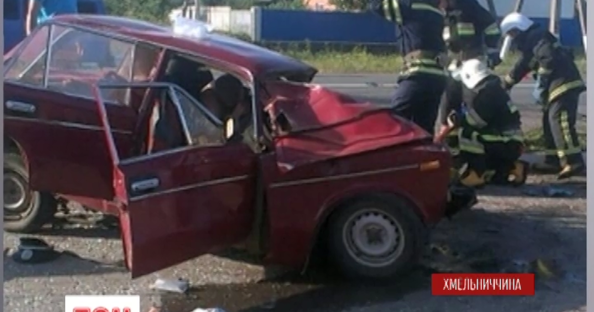 В ДТП на Хмельнитчине погибла вся семья