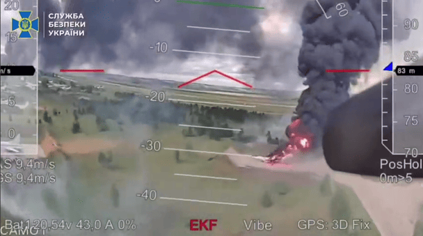 Операция "Паутина": как украинский дрон поразил бомбардировщик Ту-22М3 (полное видео)