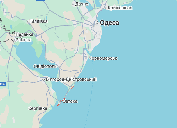 Затока на мапі / © Google Maps