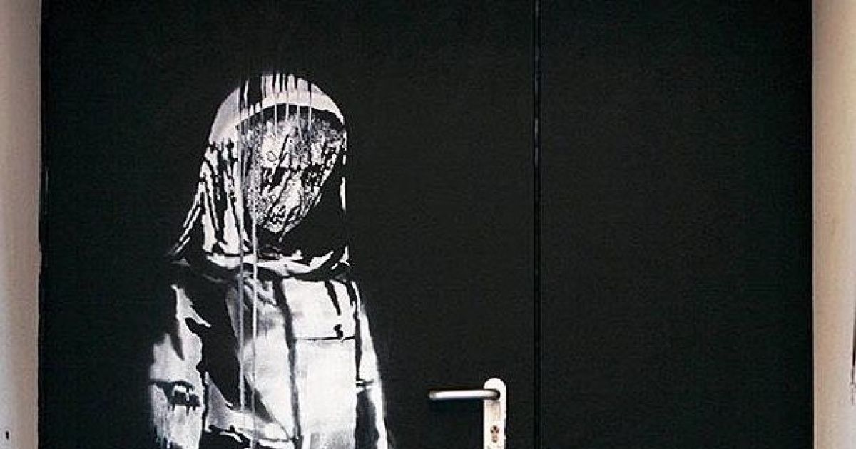 Рисунок Бэнкси в Париже