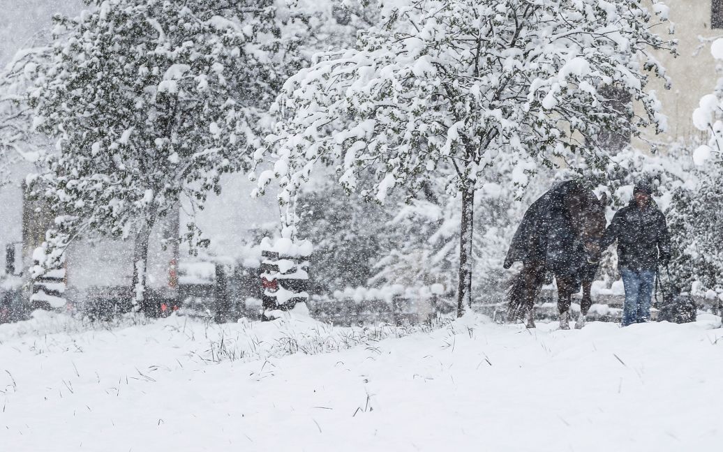 В Австрію раптово повернулася зима. / © Reuters