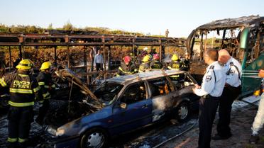 Автобус в Иерусалиме взорвался из-за бомбы. / © Reuters