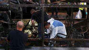 Автобус в Иерусалиме взорвался из-за бомбы. / © Reuters