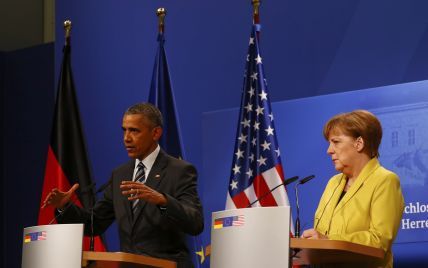 Меркель и Обама пообещали "принять меры" для полной реализации Минских соглашений