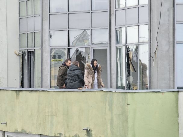 Разрушение многоэтажки в Киеве после атаки дронами / © УНИАН