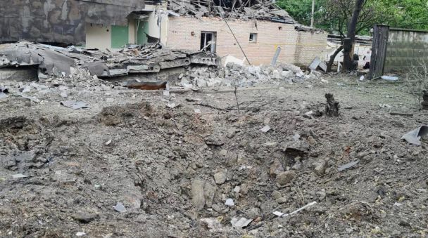 Российская армия 23 мая атаковала Торецк, обошлось без жертв.
