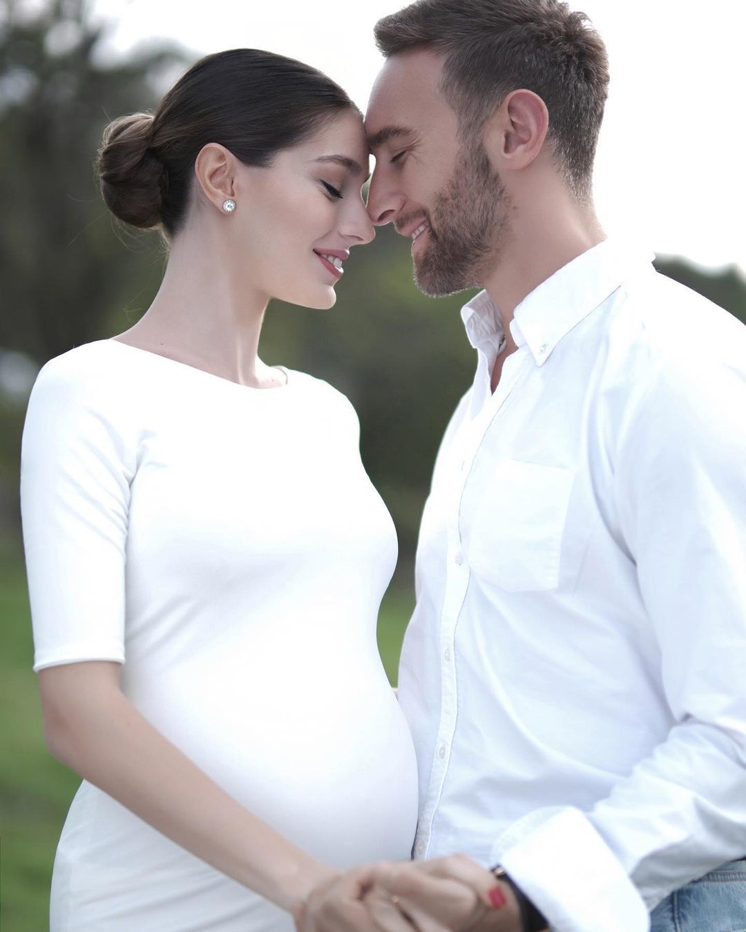 Іраклі Макацарія з вагітною дружиною / © instagram.com/maqatsa