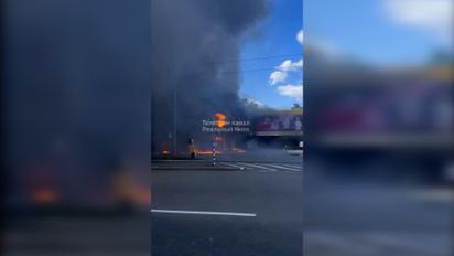 У Києві сталася пожежа на АЗС
