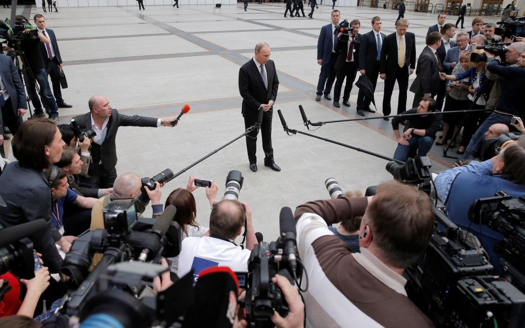 Путін після "Прямої лінії" / © Reuters