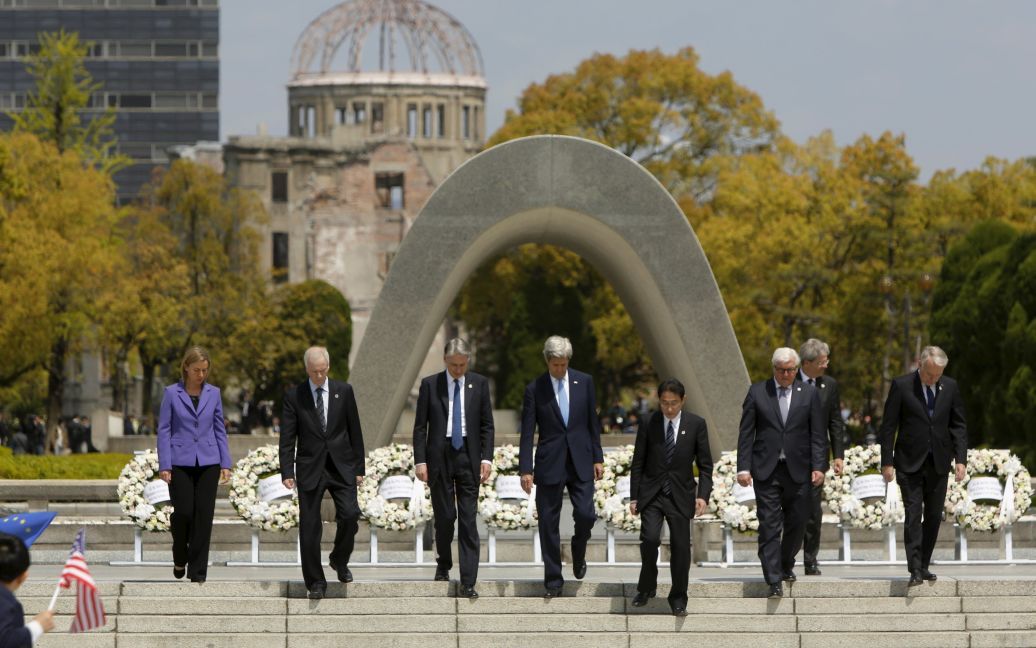 Джон Керрі вперше відвідав Хіросіму в рамках зустрічі глав МЗС "Великої сімки". / © Reuters