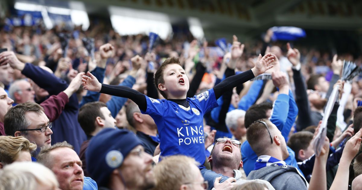 Болельщики "Лестера"