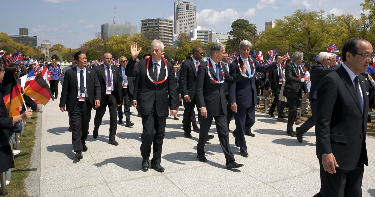 Джон Керри впервые посетил Хиросиму в рамках встречи глав МИД "Большой семерки". / © Reuters