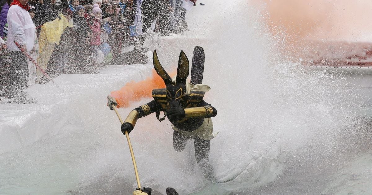 На зимнем курорте устроили соревнования "Горнолужник" / © Reuters