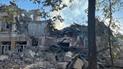 Russian Missile Strike Destroyed Secondary School in Kurakhove and Damaged Adjacent Apartment Blocks