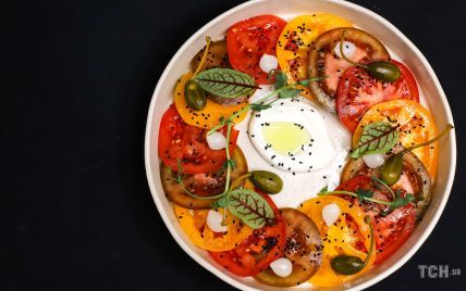 Карпачо з помідорів: ефектна страва для вечірки