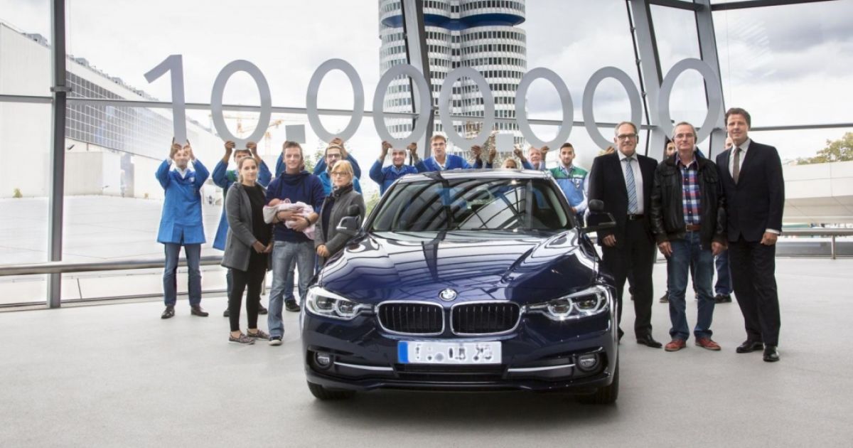 Юбилейный 10-миллионный BMW 3-Series нашел своего владельца