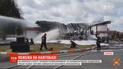 Пожар на нефтебазе в Беларуси: огонь полностью уничтожил один из топливозаправщиков