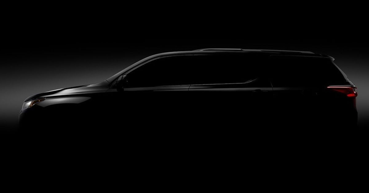 Chevrolet опубликовал тизер нового кроссовера Traverse