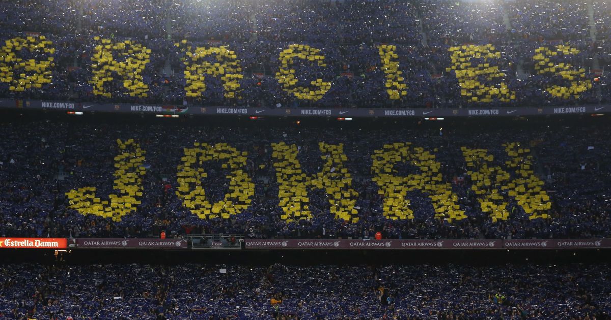 "Камп Ноу" во время матча "Барселона" - "Реал" 2 апреля.