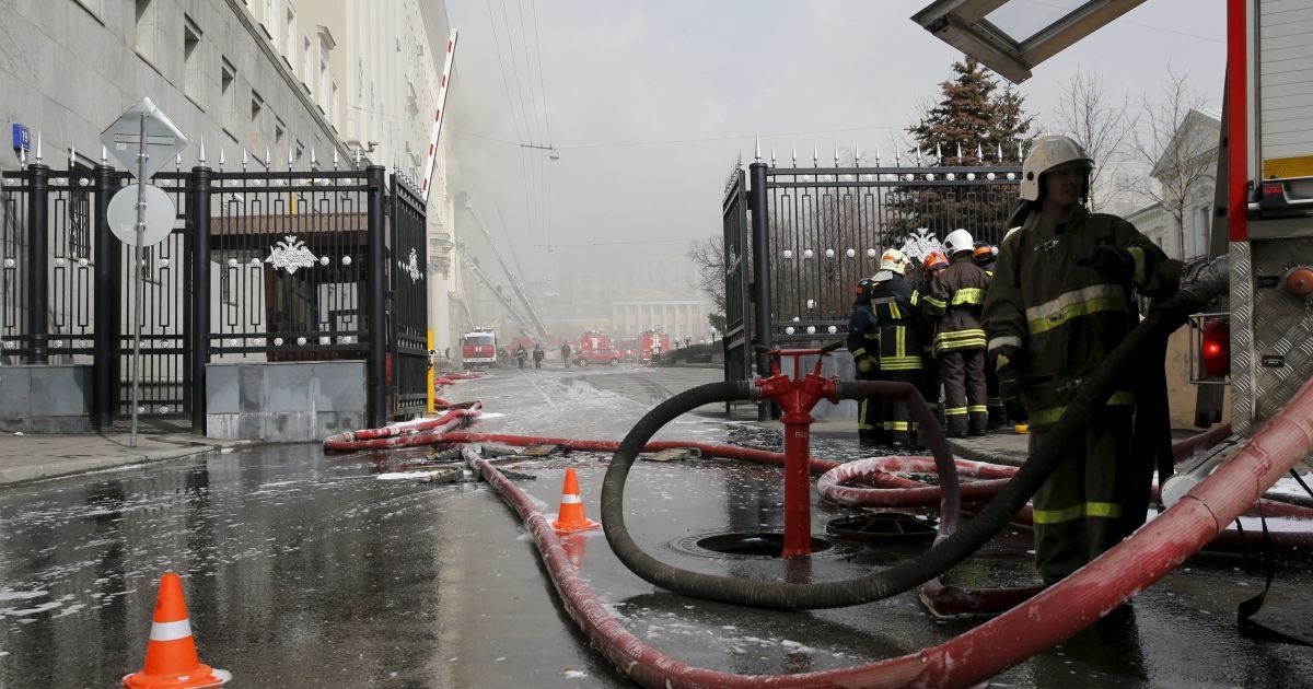 Пожежа у Міноборони РФ_2 / © Reuters