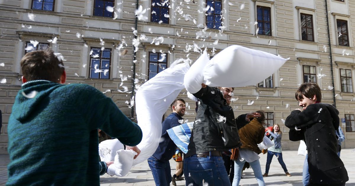 Подушечные бои в Вене, Австрия. / © Reuters