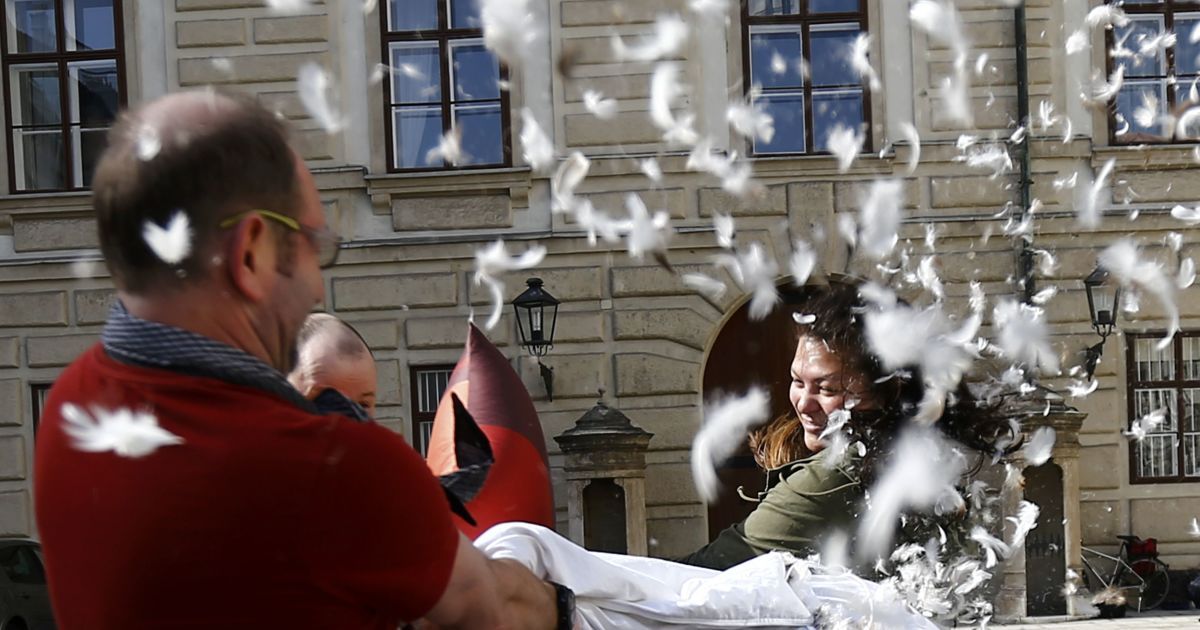 Подушечные бои в Вене, Австрия. / © Reuters