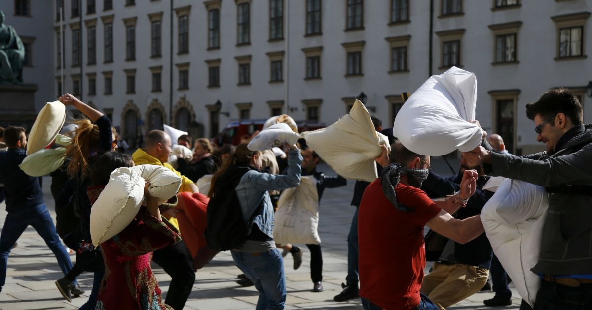 Подушечные бои в Вене, Австрия. / © Reuters