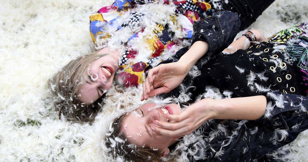 Подушечные бои в Лондоне, Великобритания. / © Reuters