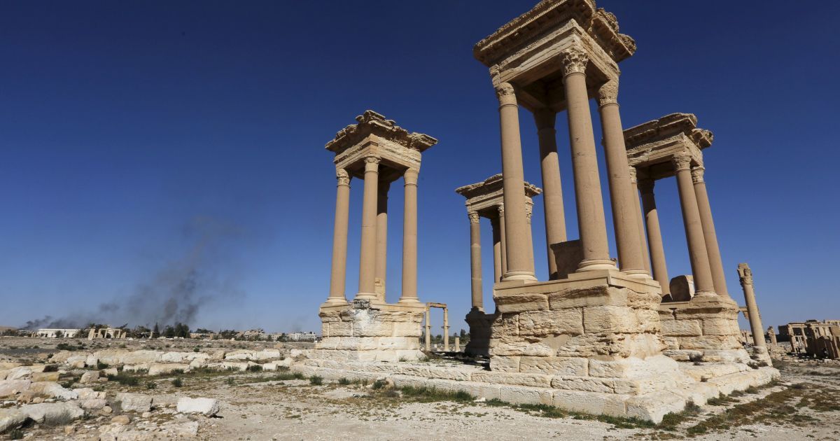 Разминировали историческую часть Пальмиры